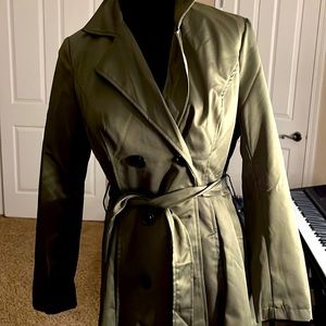 Green Trench Coat